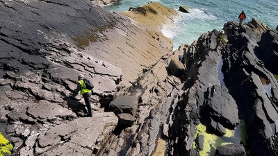 NASA scientists have travelled to Scotland to study strange reduction spots that hold a connection with Mars rover. (Image: NASA)