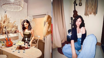 A peek inside Hunkkaar star Aneet Padda’s boho-chic Mumbai home (Picture: Instagram/@aneetpadda_) 