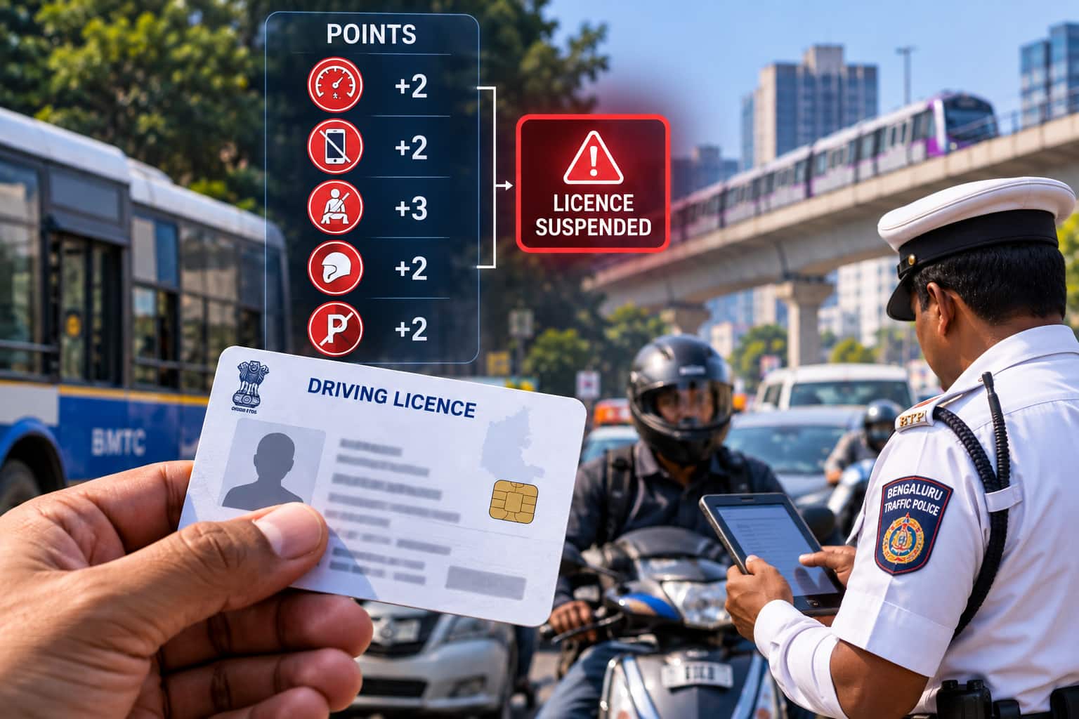 Karnataka weighs points-based driving licence system, higher fines for traffic violations