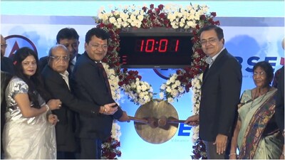 A-One Steels shares were listed on BSE, NSE on October 1. 