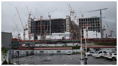 A general view of the construction site of the Yongin semiconductor cluster in Yongin, South Korea. (Courtesy: Reuters photo)