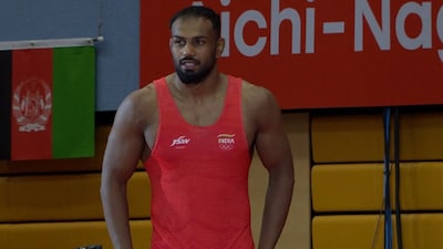 Nitesh Siwach wins silver medal in Greco-Roman wrestling at Asian Games 2026