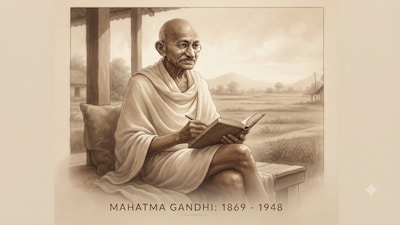 Gandhi Jayanti is observed on October 2 every year. (Picture: AI generated)