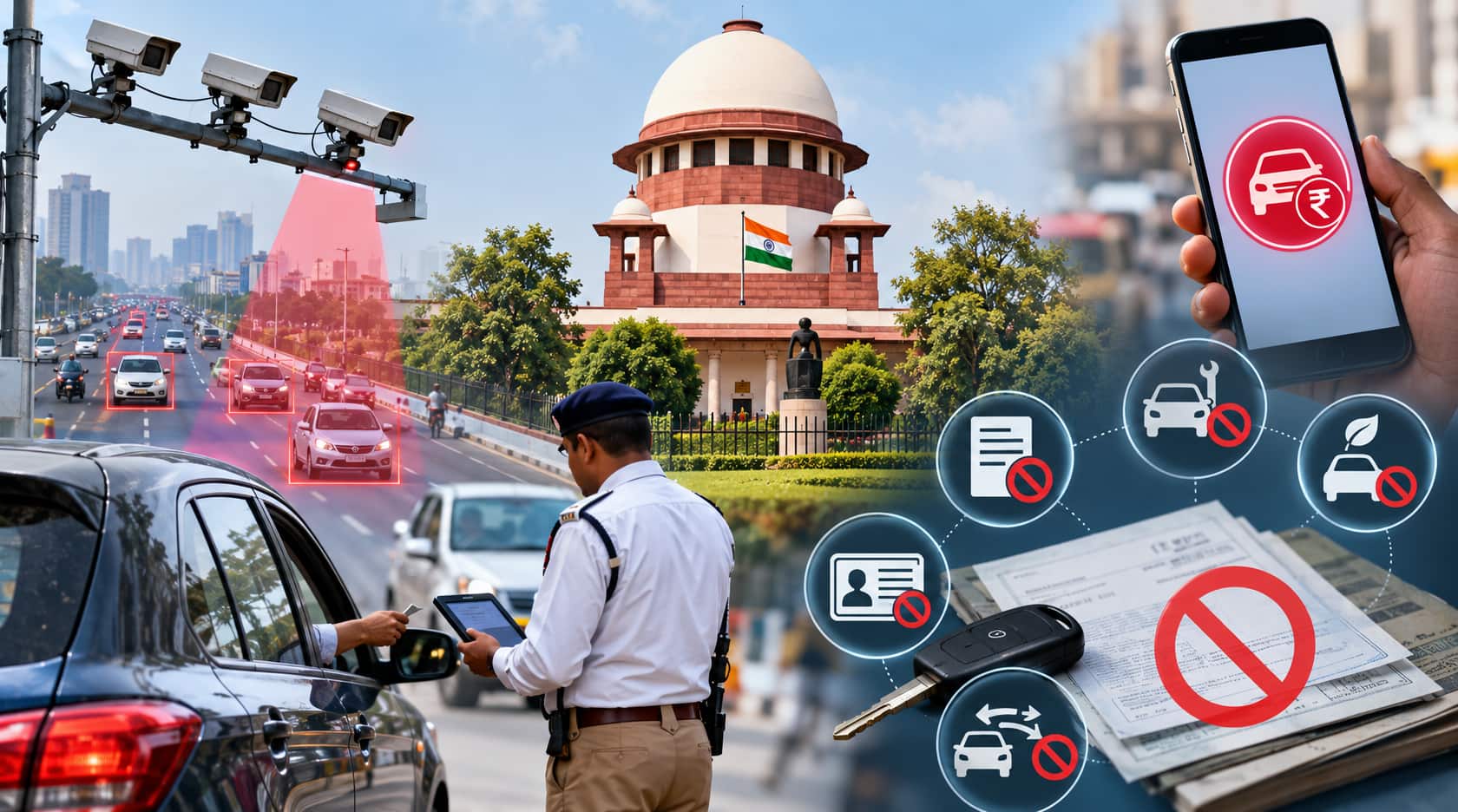 Will unpaid e-challans be recovered through electricity bills? What Supreme Court order says about recovering Rs 49,194 crore