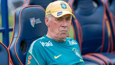 Brazil head coach Carlo Ancelotti (AIFF Photo)