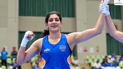 Parveen Hooda won a gold medal in women's 65kg category at the Asian Games 2026 (X/ITBP_official)