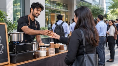 According to Tyagi, the response was enough for him to sell 40 cups during the first two hours. (AI-generated representative image)