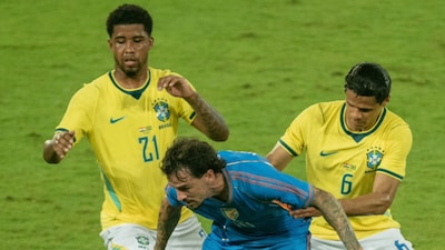 The wide gulf between the teams was evident as Brazil enjoyed 65.8 per cent of possession against India’s 34.2 per cent of ball time.
