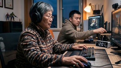 Chinese mum who once stopped her son from gaming now spends hours playing every day. (AI-generated representative image)