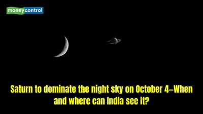 Saturn is set to take centre stage in the night sky on October 4, 2026. (Image: Canva)