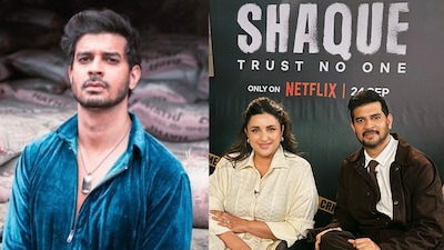 Tahir Raj Bhasin with Parineeti Chopra during Shaque promotions