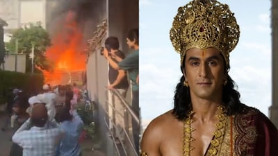 Ranbir Kapoor’s Ramayana set catches fire