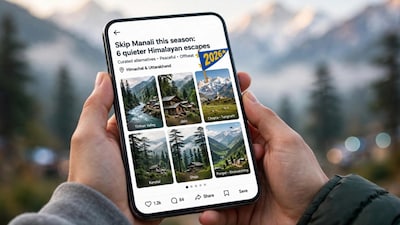 Skip India's busiest hill stations and discover quieter Himalayan escapes offering mountain views, forests, villages and slower weekends. (Picture: AI generated) 
