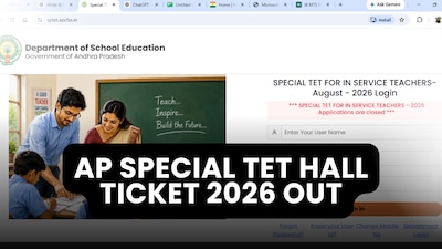 AP Special TET Hall Ticket 2026 Out, Direct Link at sptet.apcfss.in