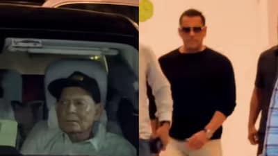 Salman Khan with father Salim Khan