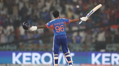 Shreyas Iyer smashes fastest T20I hundred by an Indian against West Indies. (Image: BCCI)