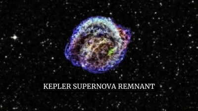 The remnant of Kepler’s supernova, the famous explosion that was discovered by Johannes Kepler in 1604. (Image Credit: NASA)