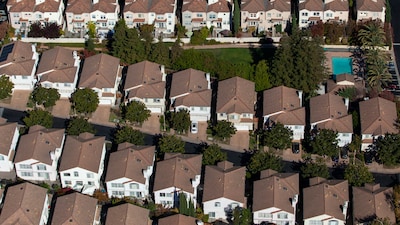 The contract rate on a 30-year fixed mortgage rose 19 basis points to 7.49% in the week ended Oct. 2.

Photographer: Sam Hall/Bloomberg