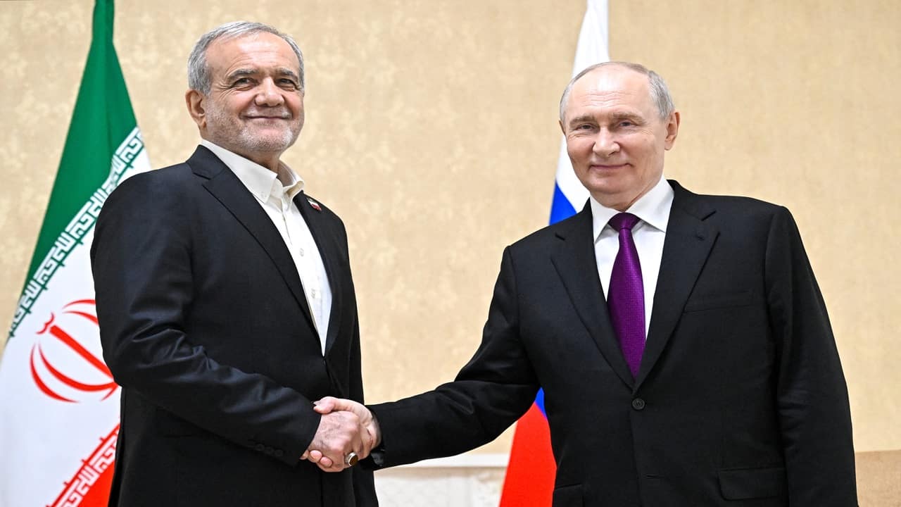 Photo: Moneycontrol.com Putin Pledges Support for Iran Peace Talks in Turkmenistan