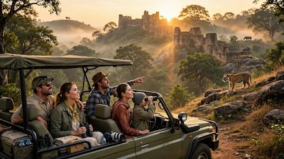 If you love wildlife safari experience, there are 9 places in India you must visit (Picture: AI generated)