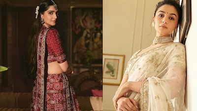 Sonam Kapoor has spoken about collecting vintage clothing, while Alia Bhatt has championed repeating her clothes. (Picture: Instagram)