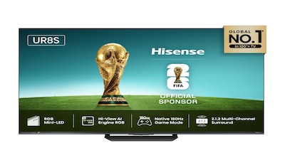 Hisense Unveils UR8S RGB MiniLED TV Series in India Starting at Rs 119990