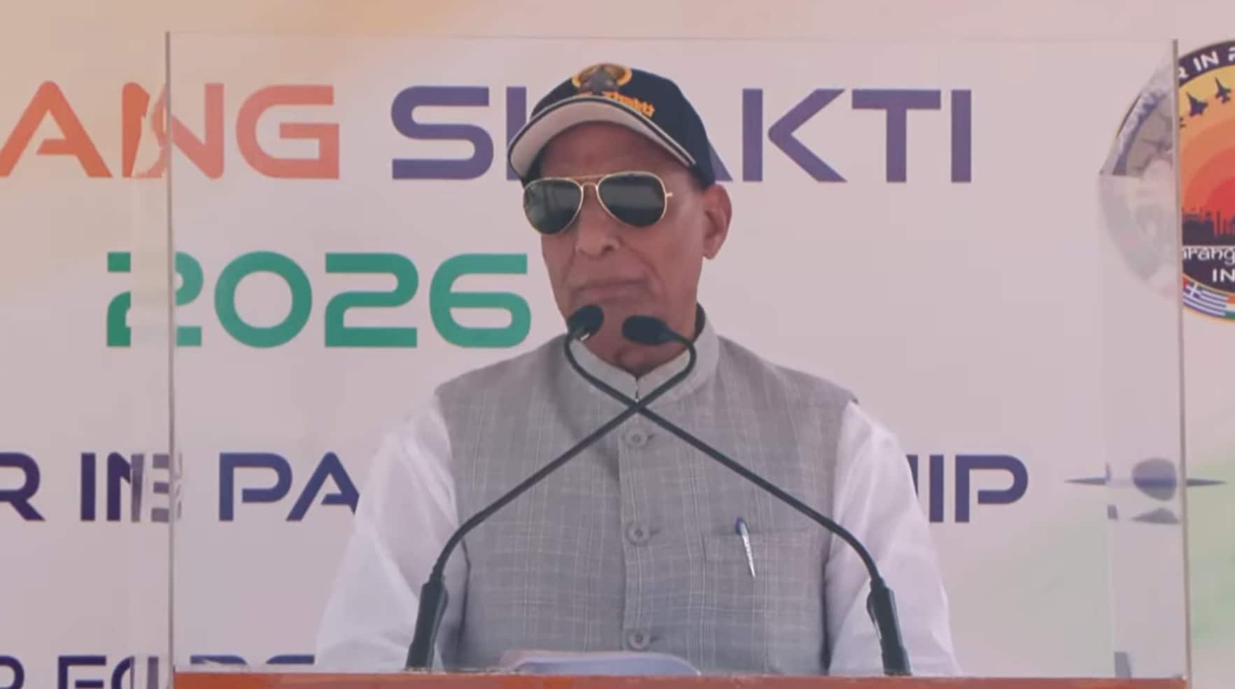 'Atmanirbhar Bharat does not mean isolation', says Rajnath Singh at Tarang Shakti; stresses domestic defence tech