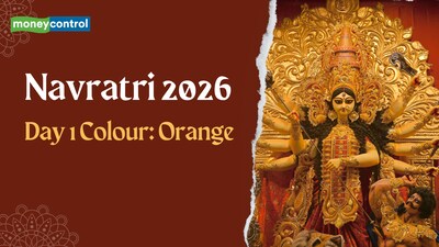 Navratri Day 1 Colour: Orange 