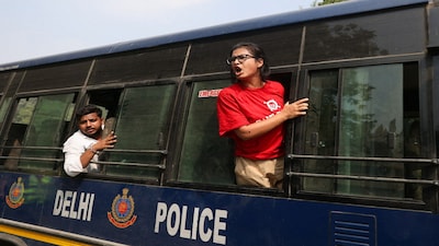 Neha Bora is president of the All India Students' Association