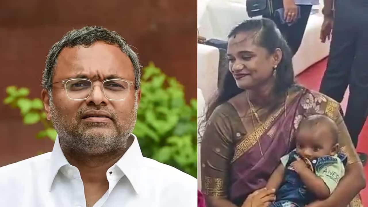 'Attention seeking': Karti Chidambaram criticises TVK MLA R Pallavi over bringing infant to public events
