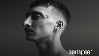 Temple wearable device