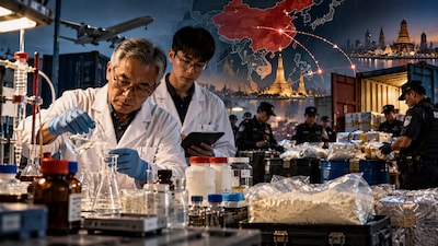 Professor allegedly made drugs, postgraduate earned millions