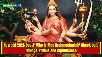 Navratri Day 3 will be observed on October 13, 2026, in honour of Maa Chandraghanta. 