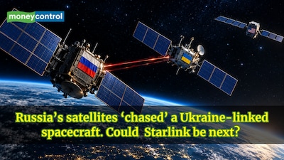 Satellites orbit Earth amid rising concerns over space warfare between Russia, Ukraine and the US. (Image: AI Representative)