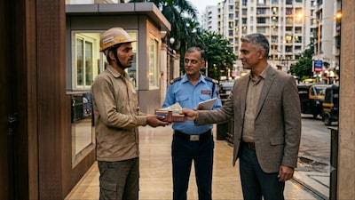 The founder admitted that amid the excitement of getting his belongings back, he forgot to ask the worker's name or take a photograph with him. (AI-generated image)