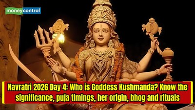Maa Kushmanda, the fourth form of Goddess Durga, is worshipped on October 14 during Navratri 2026. 
