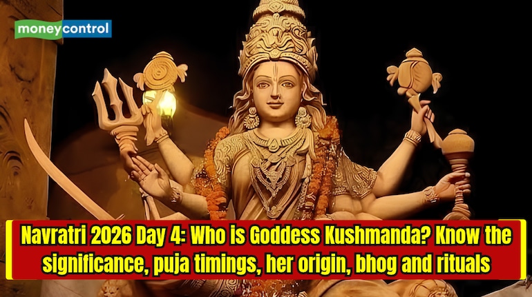 Navarti Color Navratri 2026 Day 4: Who is Maa Kushmanda? Know puja time, significance ...