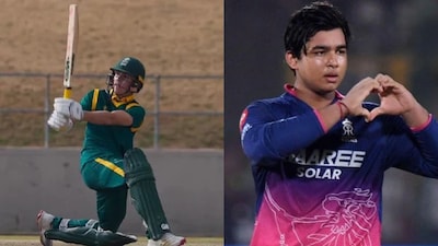 Like Vaibhav Sooryavanshi, meet the teenager who stole the spotlight at the SA20 2027 auction. (AP and Proteas cricket Image)