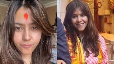 Ektaa Kapoor was trolled for wearing tika
