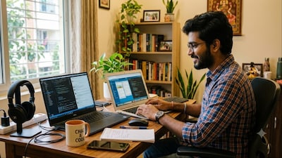 Moonlighting came into the spotlight in 2022 after companies including Wipro publicly opposed employees taking up parallel jobs. (AI-generated image)