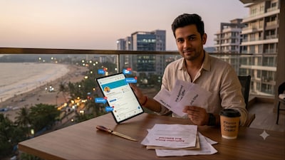 Summing up his experience, the Goa-based founder and content creator shared that 'when you really want something, you won't get it,' while opportunities tend to appear after people stop worrying about them. (AI-generated image)