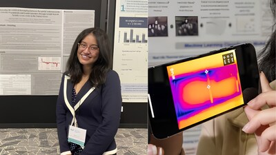 Anika Puri developed ElSa, an AI system designed to detect humans in thermal drone footage. (Image: LinkedIn)