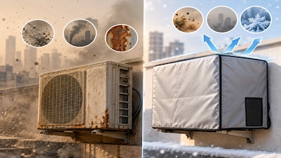 Protect Your AC Outdoor Unit This Winter With A Budget Cover And Save Big