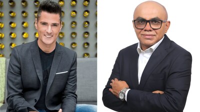 (Left)  Coursera global head of enterprise Anthony Salcito and  managing director, India & APAC Ashutosh Gupta. (file photo)