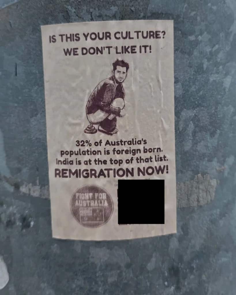 'Is this your culture?': Racist stickers targeting Indians surface in ...