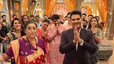 In the video, Smriti gives audiences a glimpse of the team responsible for creating the world of Kyunki Saas Bhi Kabhi Bahu Thi 2.
