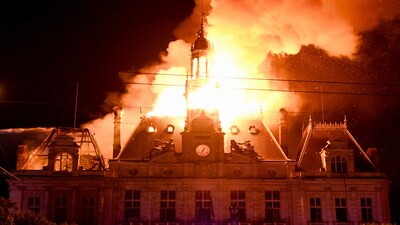 France protests turn violent