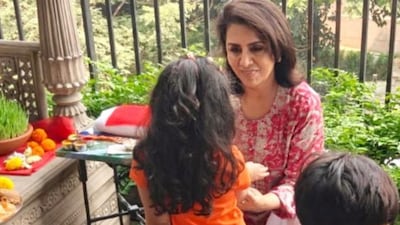 Neetu Kapoor with Raha Kapoor
