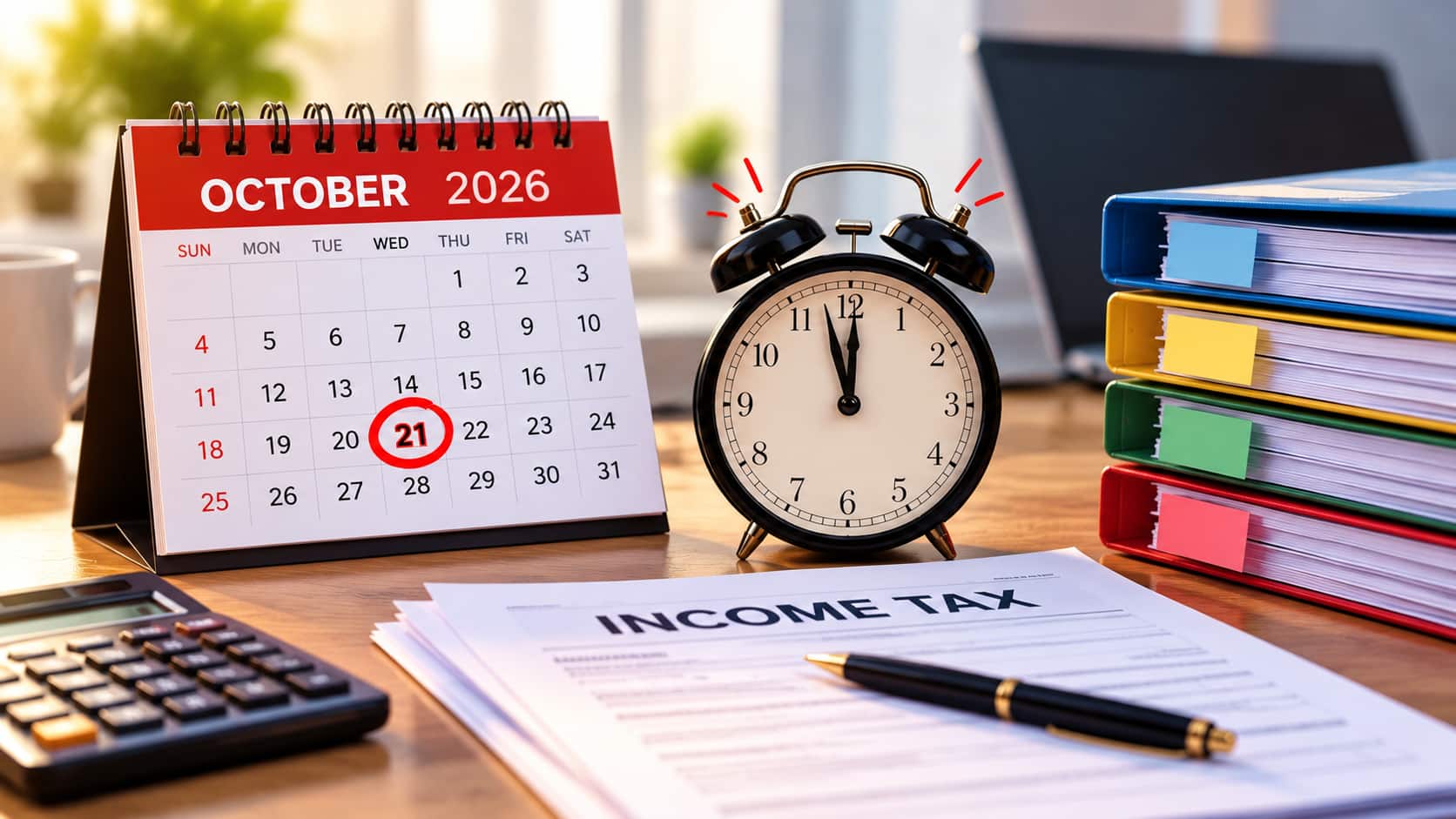 Income Tax deadline ends today, October 21, 2026: Key filings taxpayers must complete