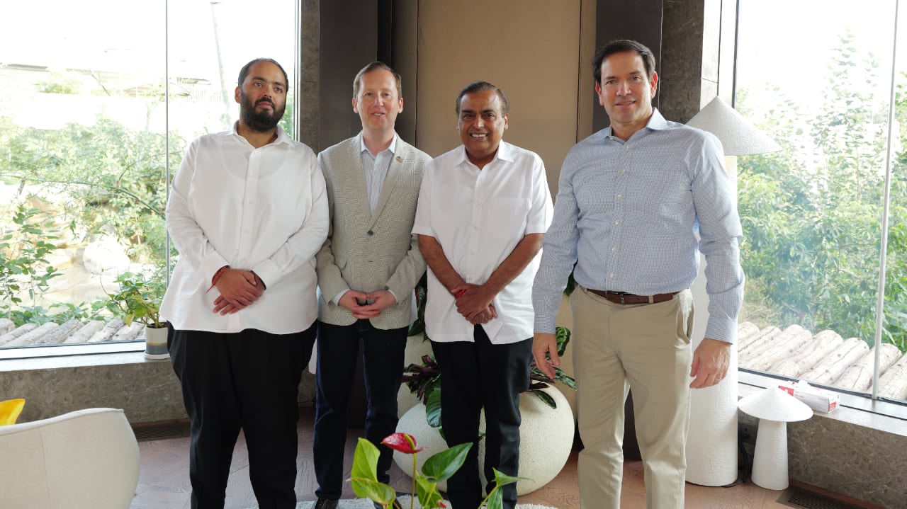 Marco Rubio visits Reliance’s Jamnagar complex, discusses energy and technology partnerships